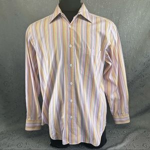 Bugatchi Uomo Striped Long Sleeve ButtonUp-L 16/48